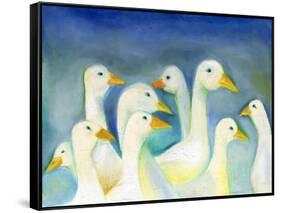 Gaggle, 2012-Nancy Moniz-Framed Stretched Canvas