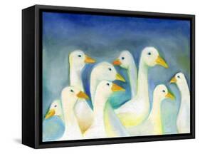 Gaggle, 2012-Nancy Moniz-Framed Stretched Canvas