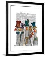 Gaggle of Geese-Fab Funky-Framed Art Print