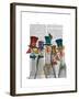 Gaggle of Geese-Fab Funky-Framed Art Print