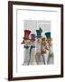 Gaggle of Geese-Fab Funky-Framed Art Print