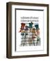 Gaggle of Geese-Fab Funky-Framed Art Print