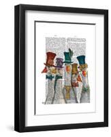 Gaggle of Geese-Fab Funky-Framed Art Print