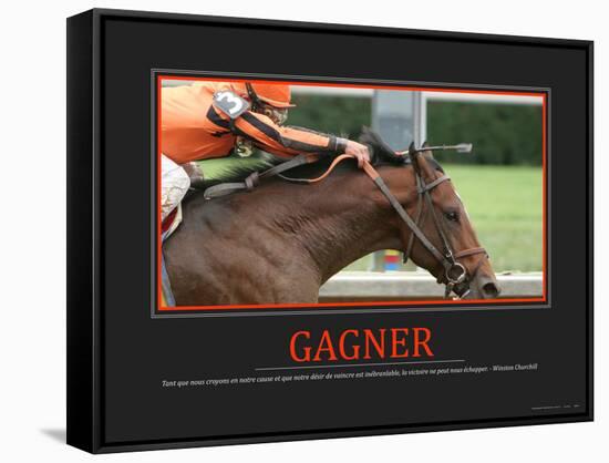 Gagner (French Translation)-null-Framed Stretched Canvas