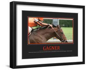 Gagner (French Translation)-null-Framed Photo