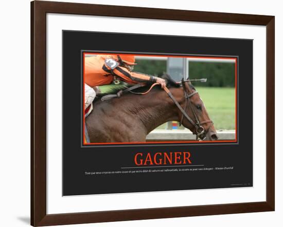 Gagner (French Translation)-null-Framed Photo