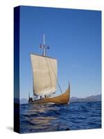 Gaia, Replica Viking Ship, Norway, Scandinavia-David Lomax-Stretched Canvas