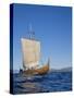 Gaia, Replica Viking Ship, Norway, Scandinavia-David Lomax-Stretched Canvas