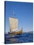 Gaia, Replica Viking Ship, Norway, Scandinavia-David Lomax-Stretched Canvas