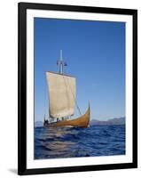 Gaia, Replica Viking Ship, Norway, Scandinavia-David Lomax-Framed Photographic Print