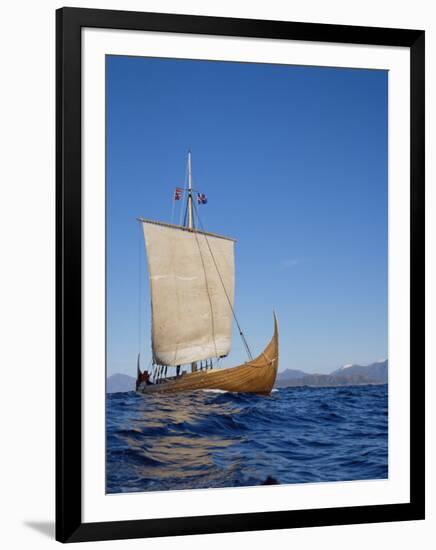 Gaia, Replica Viking Ship, Norway, Scandinavia-David Lomax-Framed Photographic Print