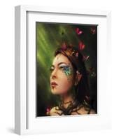 Gaia-JoJoesArt-Framed Giclee Print