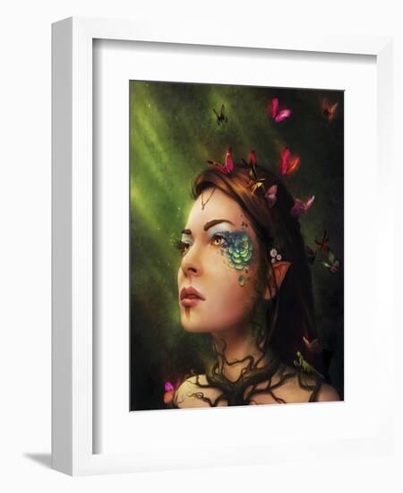 Gaia-JoJoesArt-Framed Giclee Print