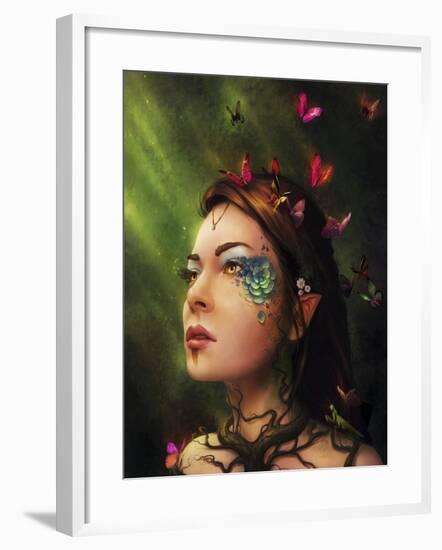 Gaia-JoJoesArt-Framed Giclee Print