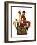 "Gaiety Dance Team", June 12,1937-Norman Rockwell-Framed Giclee Print