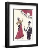 Gaiety Girls, High Muff Revue-The Vintage Collection-Framed Premium Giclee Print