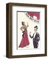 Gaiety Girls, High Muff Revue-The Vintage Collection-Framed Premium Giclee Print