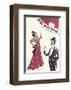 Gaiety Girls, High Muff Revue-The Vintage Collection-Framed Premium Giclee Print