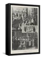 Gaining the Holy Year Jubilee in Italian Cities-G.S. Amato-Framed Stretched Canvas