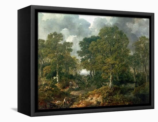 Gainsborough's Forest ("Cornard Wood"), circa 1748-Thomas Gainsborough-Framed Stretched Canvas