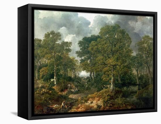 Gainsborough's Forest ("Cornard Wood"), circa 1748-Thomas Gainsborough-Framed Stretched Canvas