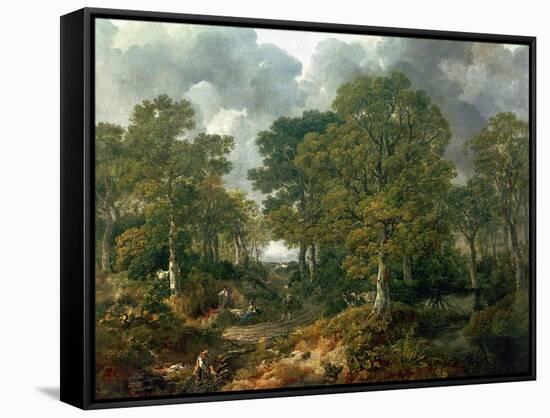 Gainsborough's Forest ("Cornard Wood"), circa 1748-Thomas Gainsborough-Framed Stretched Canvas