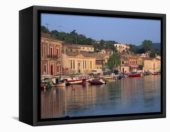 Gaios Harbour, Paxos, Greek Islands, Greece, Europe-Julia Bayne-Framed Stretched Canvas