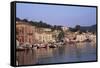 Gaios Harbour, Paxos, Ionian Islands, Greece-Julia Bayne-Framed Stretched Canvas