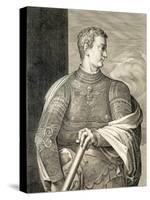 Gaius Caesar "Caligula" Emperor of Rome 37-41 AD-Titian (Tiziano Vecelli)-Stretched Canvas