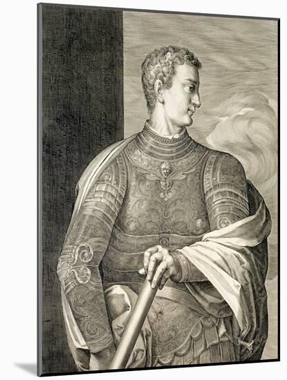 Gaius Caesar "Caligula" Emperor of Rome 37-41 AD-Titian (Tiziano Vecelli)-Mounted Giclee Print