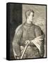 Gaius Caesar "Caligula" Emperor of Rome 37-41 AD-Titian (Tiziano Vecelli)-Framed Stretched Canvas