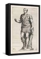 Gaius Julius Caesar Roman Emperor-null-Framed Stretched Canvas