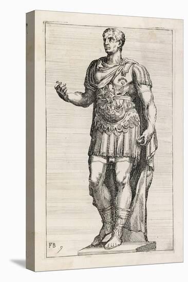 Gaius Julius Caesar Roman Emperor-null-Stretched Canvas