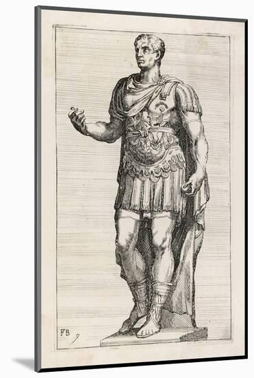 Gaius Julius Caesar Roman Emperor-null-Mounted Photographic Print
