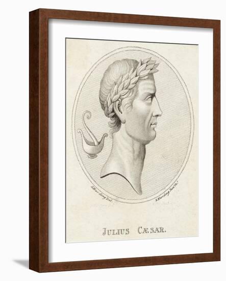 Gaius Julius Caesar Roman Emperor-Sophie Harding-Framed Photographic Print