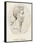 Gaius Julius Caesar Roman Emperor-Sophie Harding-Framed Stretched Canvas