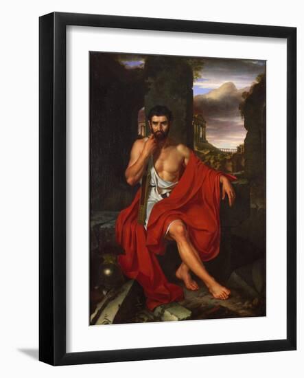 Gaius Marius Amid the Ruins of Carthage, 1807-John Vanderlyn-Framed Giclee Print