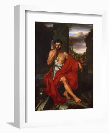 Gaius Marius Amid the Ruins of Carthage, 1807-John Vanderlyn-Framed Giclee Print