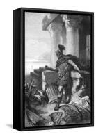 Gaius Marius at Carthage-Hermann Vogel-Framed Stretched Canvas