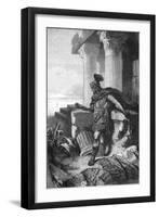 Gaius Marius at Carthage-Hermann Vogel-Framed Art Print