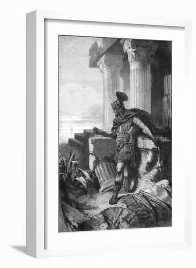 Gaius Marius at Carthage-Hermann Vogel-Framed Art Print