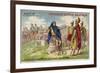 Gaius Marius in Exile Among the Ruins of Carthage-null-Framed Giclee Print