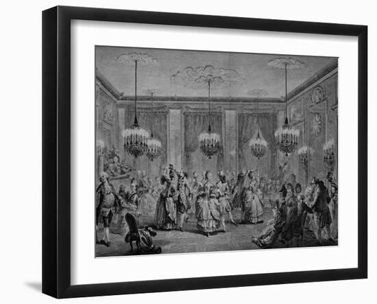 Gala Ball, France, 18th Century-null-Framed Giclee Print