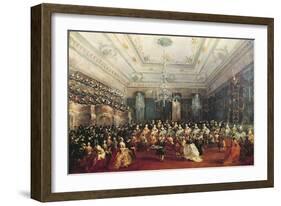 Gala Concert Given in January 1782 in Venice for the Tsarevich Paul of Russia and His Wife-Francesco Guardi-Framed Giclee Print