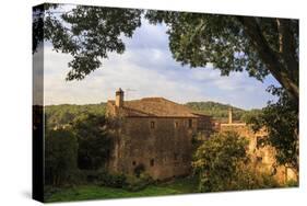 Gala Dali Castle Museum, rural view from medieval home and now museum of Salvador Dali, Pubol, Baix-Eleanor Scriven-Stretched Canvas