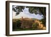 Gala Dali Castle Museum, rural view from medieval home and now museum of Salvador Dali, Pubol, Baix-Eleanor Scriven-Framed Photographic Print