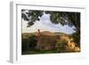 Gala Dali Castle Museum, rural view from medieval home and now museum of Salvador Dali, Pubol, Baix-Eleanor Scriven-Framed Photographic Print