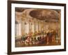 Gala Dinner in the Castle Schoenbrunn-Fritz L'Allemand-Framed Giclee Print