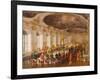 Gala Dinner in the Castle Schoenbrunn-Fritz L'Allemand-Framed Giclee Print