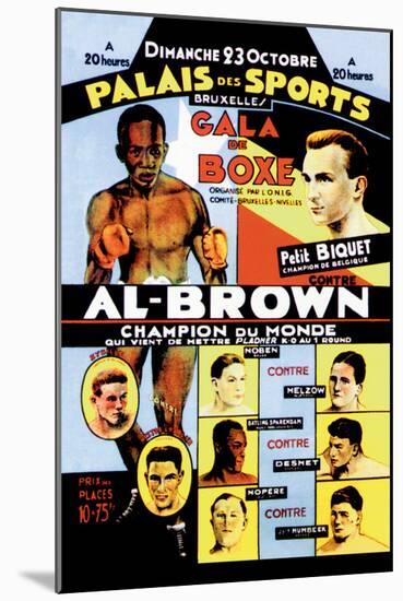 Gala of Boxing, Palace of Sport-null-Mounted Art Print